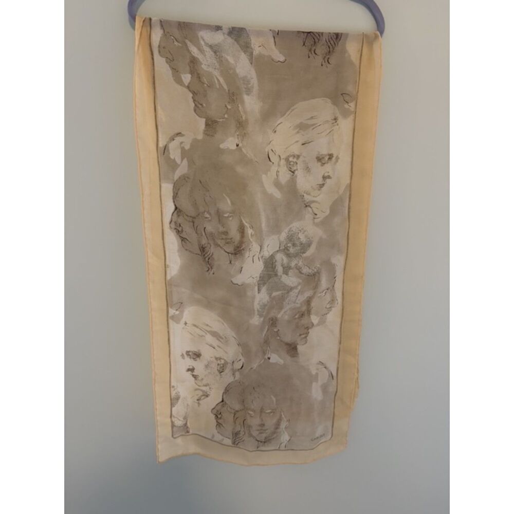 Carlisle Vintage European Art Inspired Scarf Silk